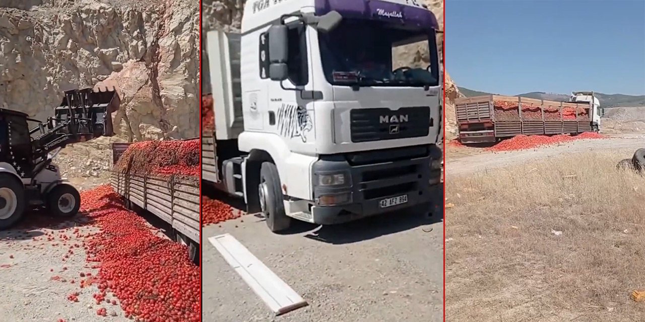 Konya plakalı TIR’daki domateslerin dökülme nedeni belli oldu