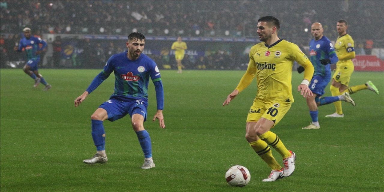 Fenerbahçe Rize deplasmanında