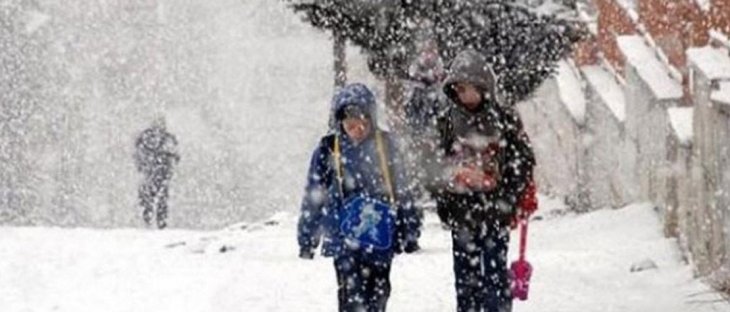 Aksaray'da eğitime kar engeli