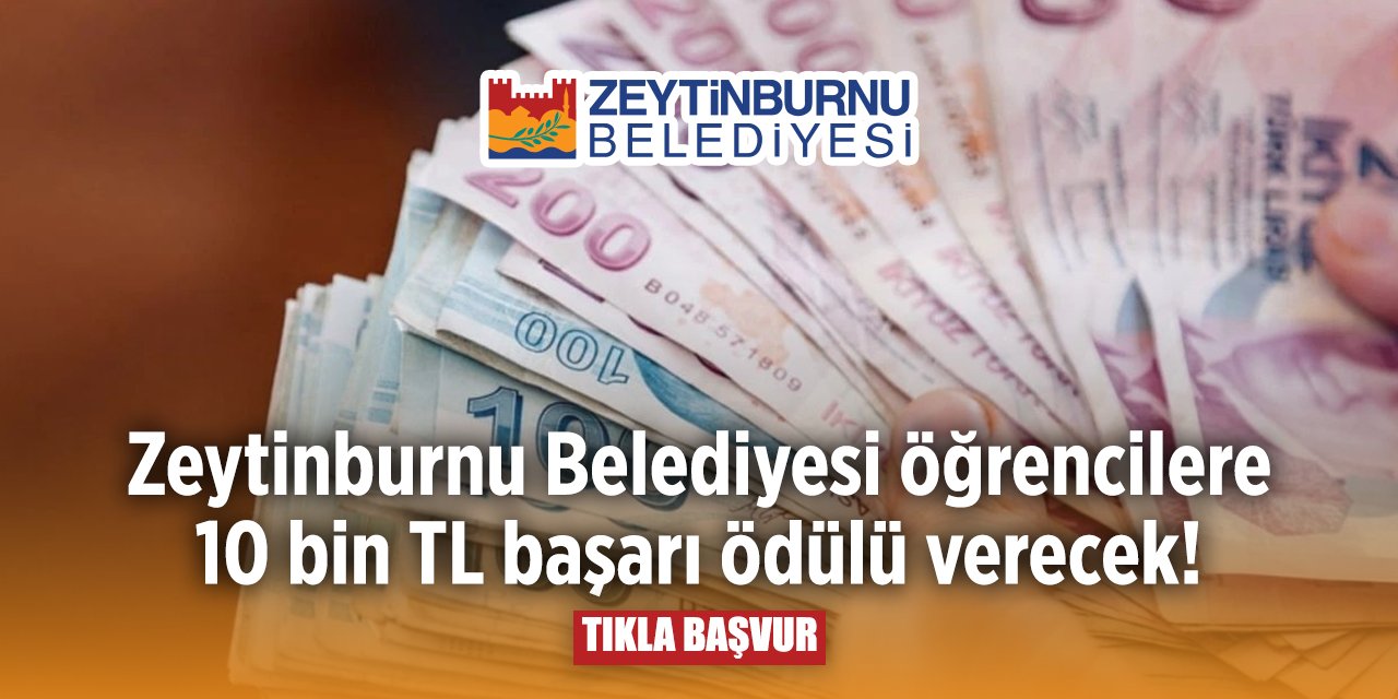 Zeytinburnu Belediyesi başarı ödülü başvuru formu 2024