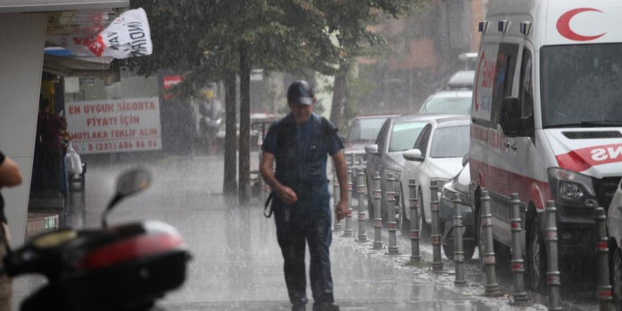 Meteoroloji, bugün için saat verip Konyalıları uyardı