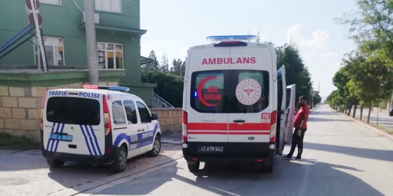 Konya’da elektrikli bisiklet devrildi: 3 yaralı