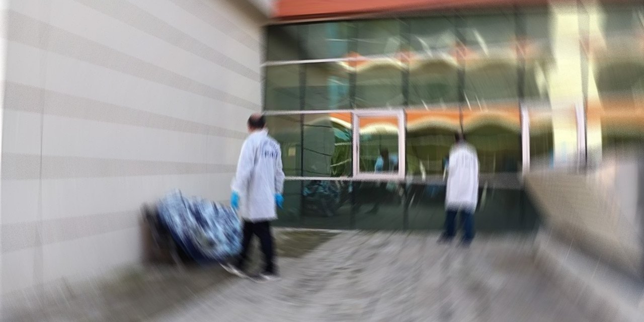 Konya’da hastane bahçesinde ölüm