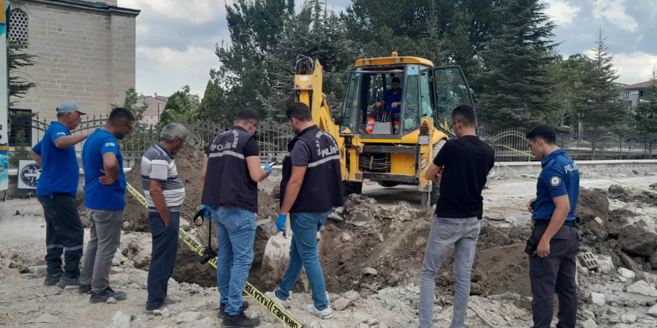 Konya’da kentsel dönüşüm alanında insana ait 3 kafatası bulundu