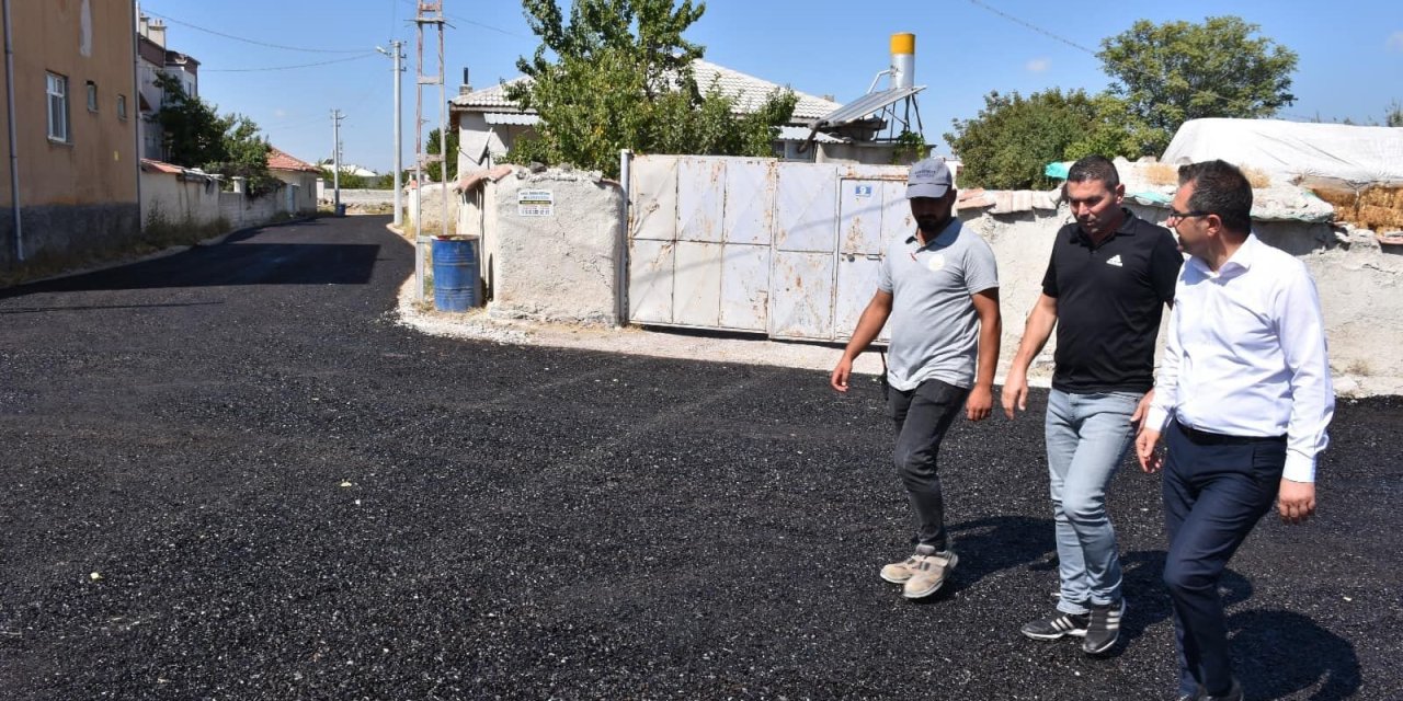 Konya’da bir ilçenin yolları daha konforlu hale getiriliyor