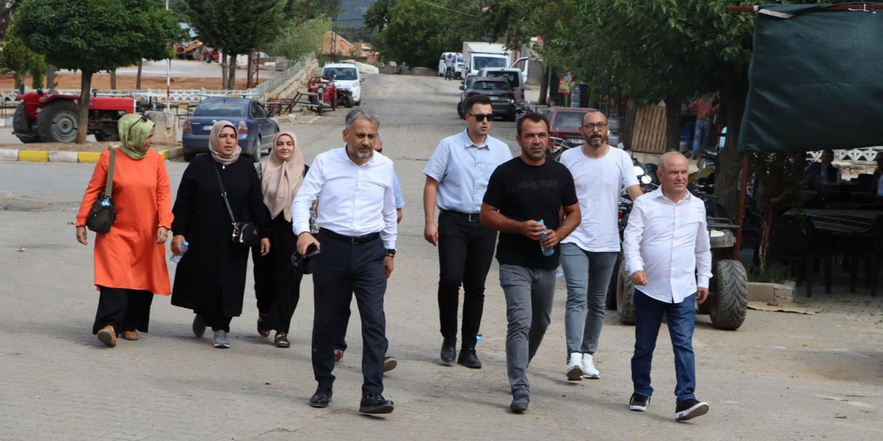 Konya Beyşehir’de AK Partili heyet saha çalışması gerçekleştirdi