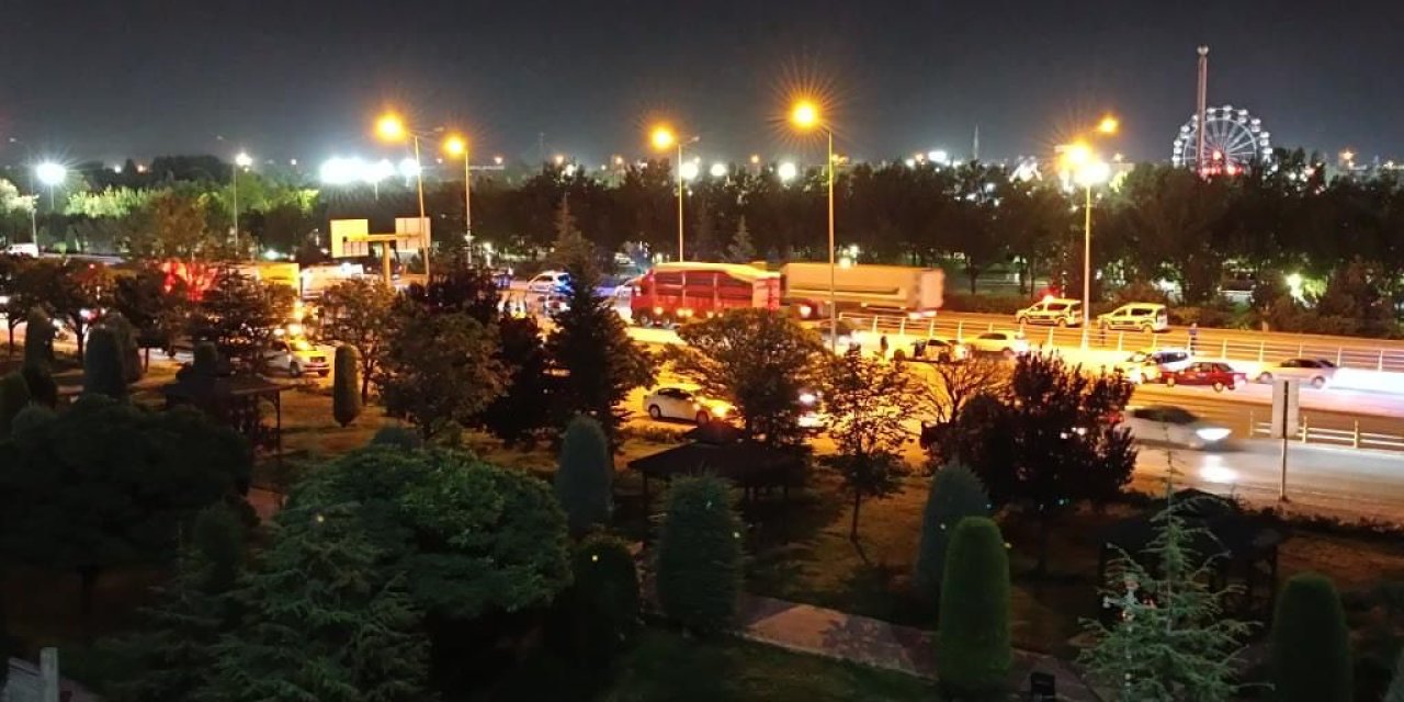 Konya’da iki otomobilin çarpıştığı kazada 1 kişi yaralandı