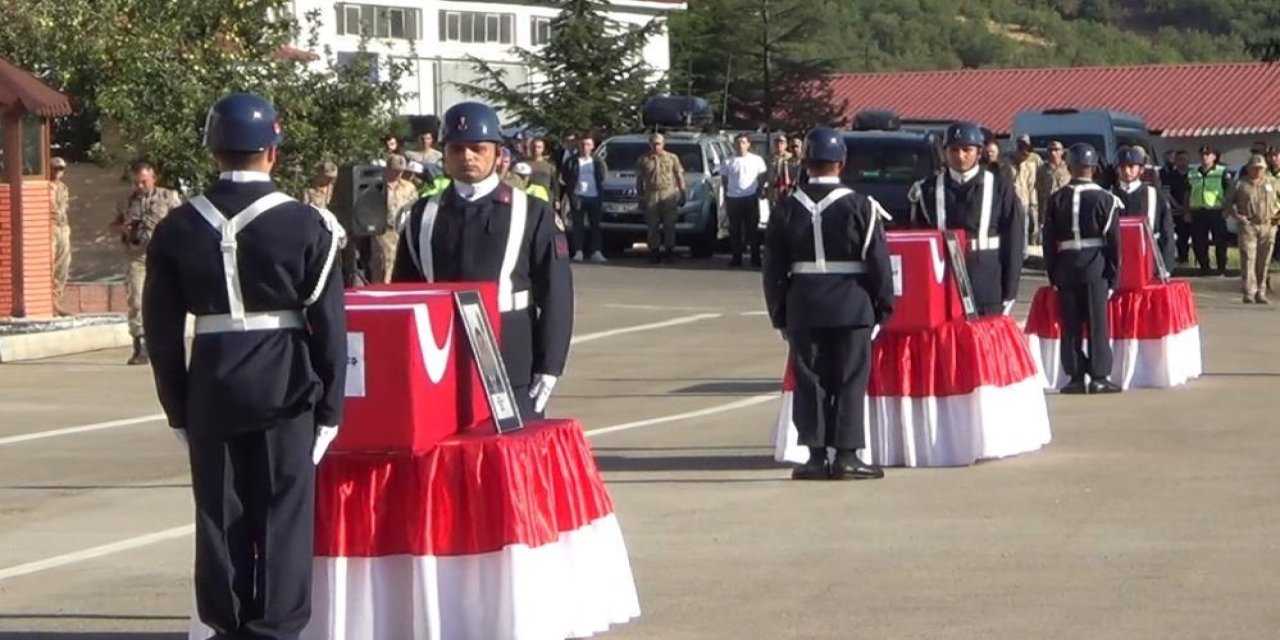 Tunceli şehitlerimiz uğurlandı