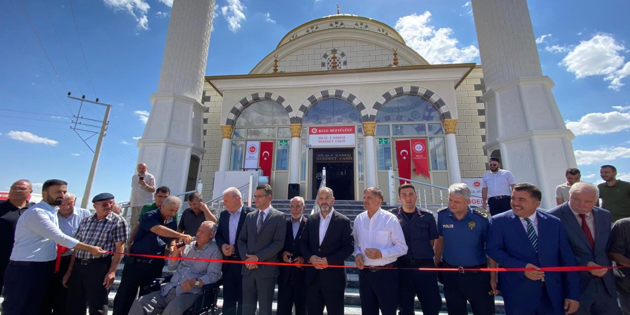 Konya’da Bilal-i Habeşi Bereket Camii ibadete açıldı