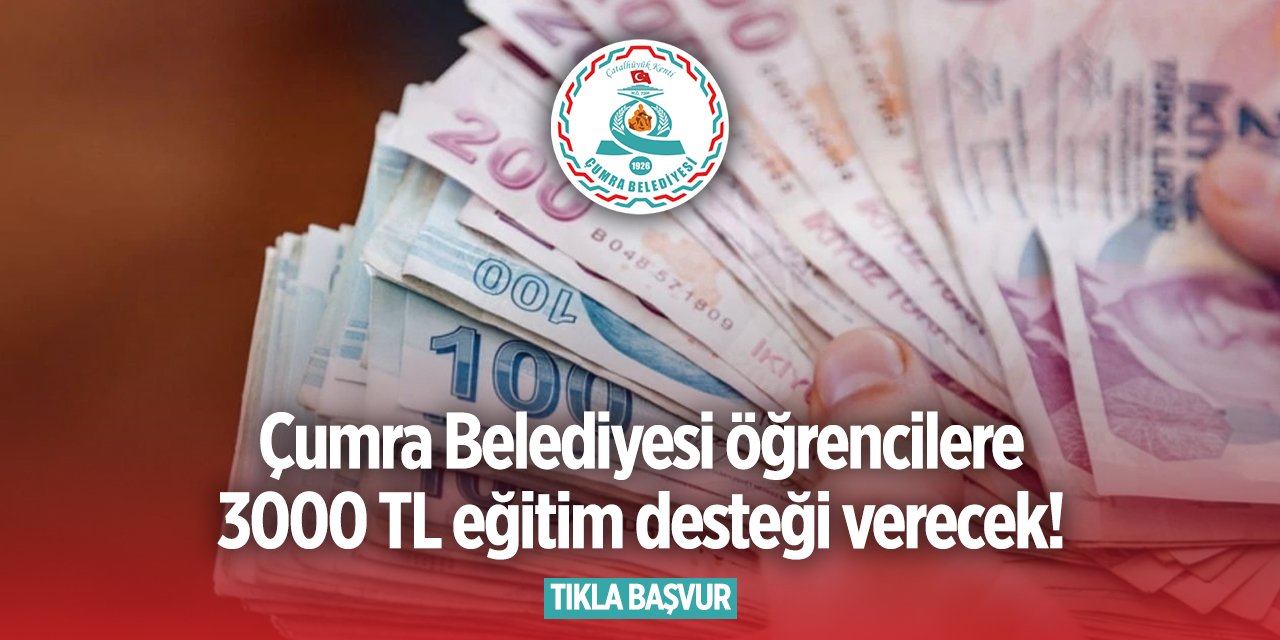 Çumra Belediyesi öğrenci bursu başvurusu 2024 TIKLA BAŞVUR