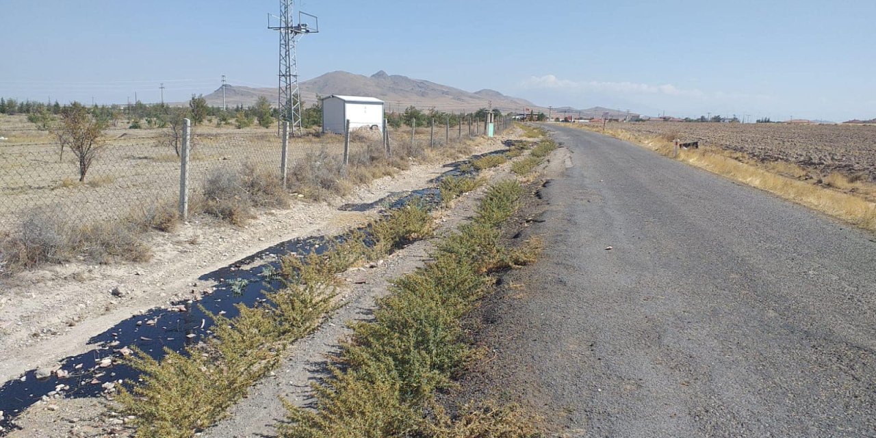 Konya’da yol kenarına kimyasal atık dökenler aranıyor