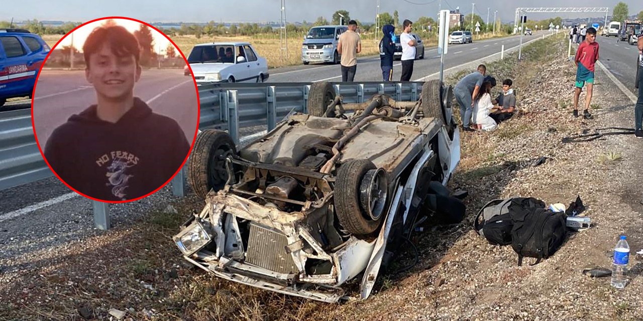 Okulun ilk günü kaza yapmıştı! Liseli Abdullah’a Konya’da acı veda