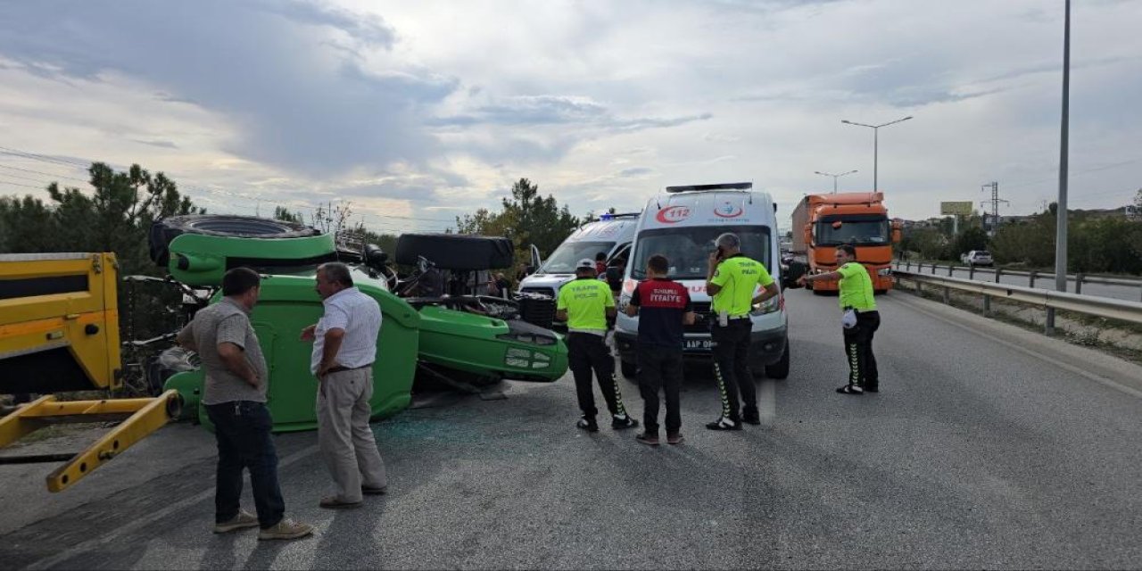 Devrilen traktörün altında kalan genç öldü