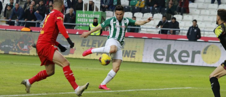 Konyaspor 537 dakika sonra sahasında gol sevinci yaşadı