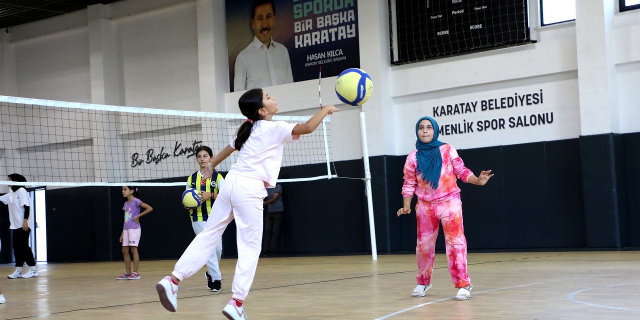 Karatay’da geleceğin voleybolcuları seçildi