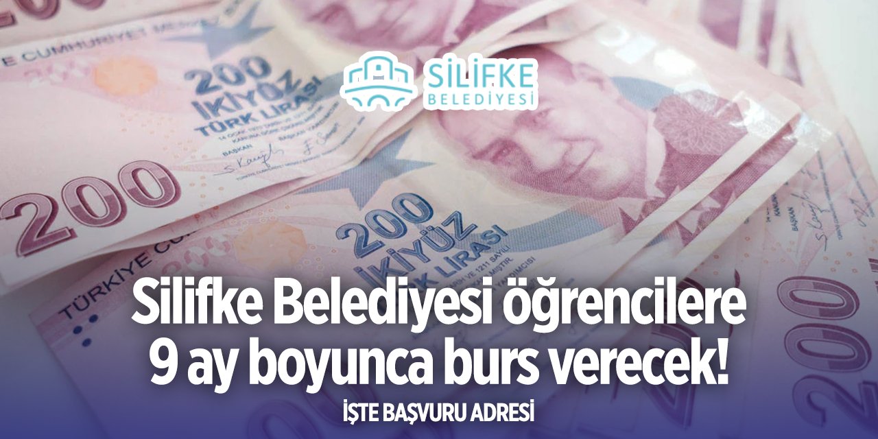 Silifke Belediyesi burs başvurusu 2024