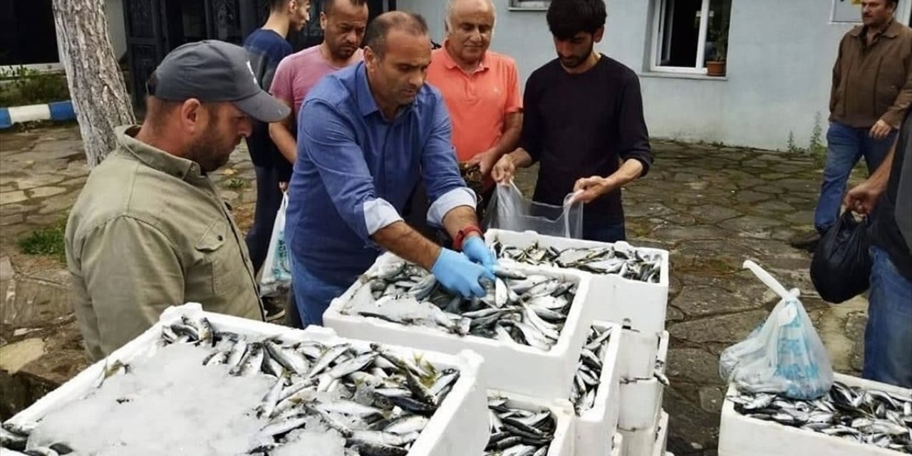 Kaçak yolla avlanan balıklar vatandaşlara ücretsiz dağıtıldı