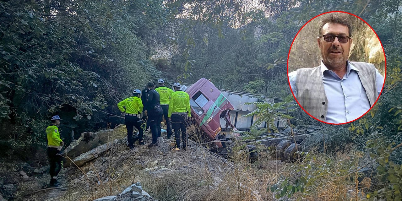 Kamyonuyla şarampole uçmuştu! Konya’da Murat Öksüz’e acı veda