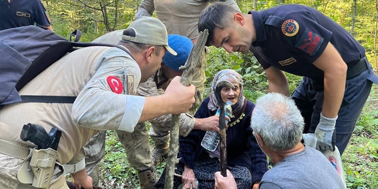 Mantar toplarken kaybolmuştu, 1 gün sonra bulundu