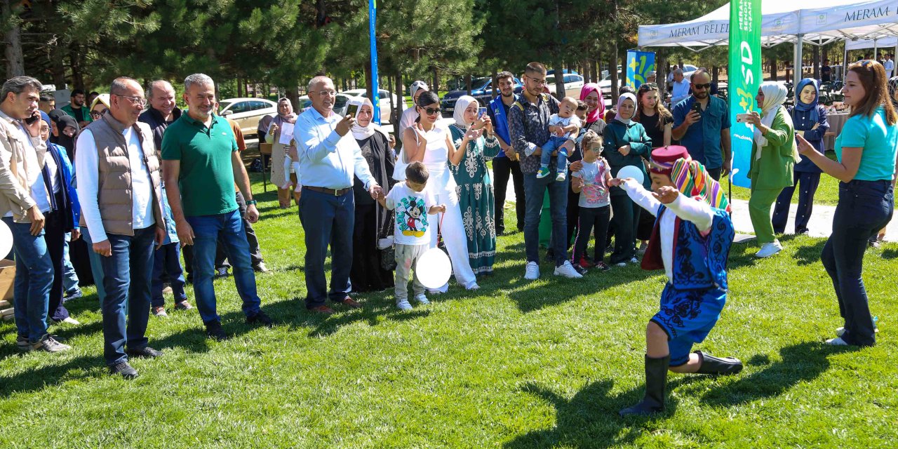 Konya’da DOSD Meram’ın özel çocukları piknikte doyasıya eğlendi