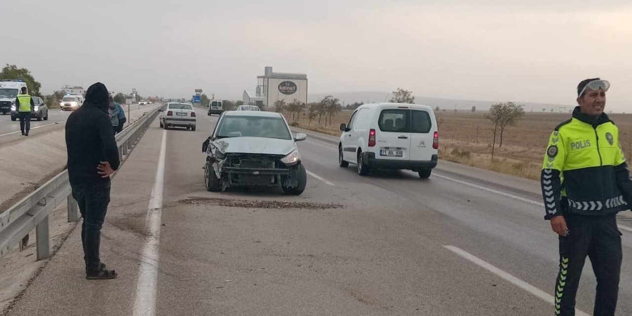 Konya’da kum fırtınası zincirleme kazaya neden oldu