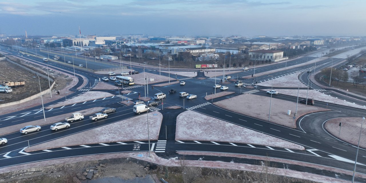 Konya’daki köprülü kavşak, 2 gün kapatılacak