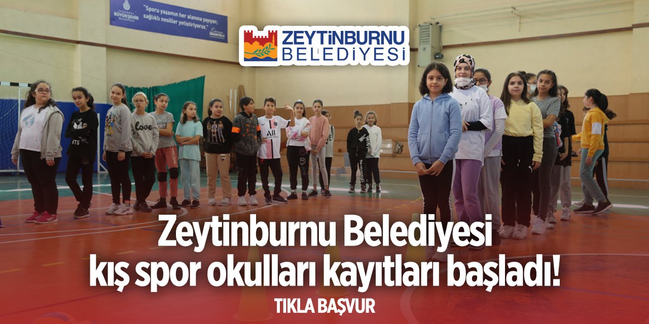 Zeytinburnu Belediyesi kış spor okulları kayıt 2024 TIKLA BAŞVUR