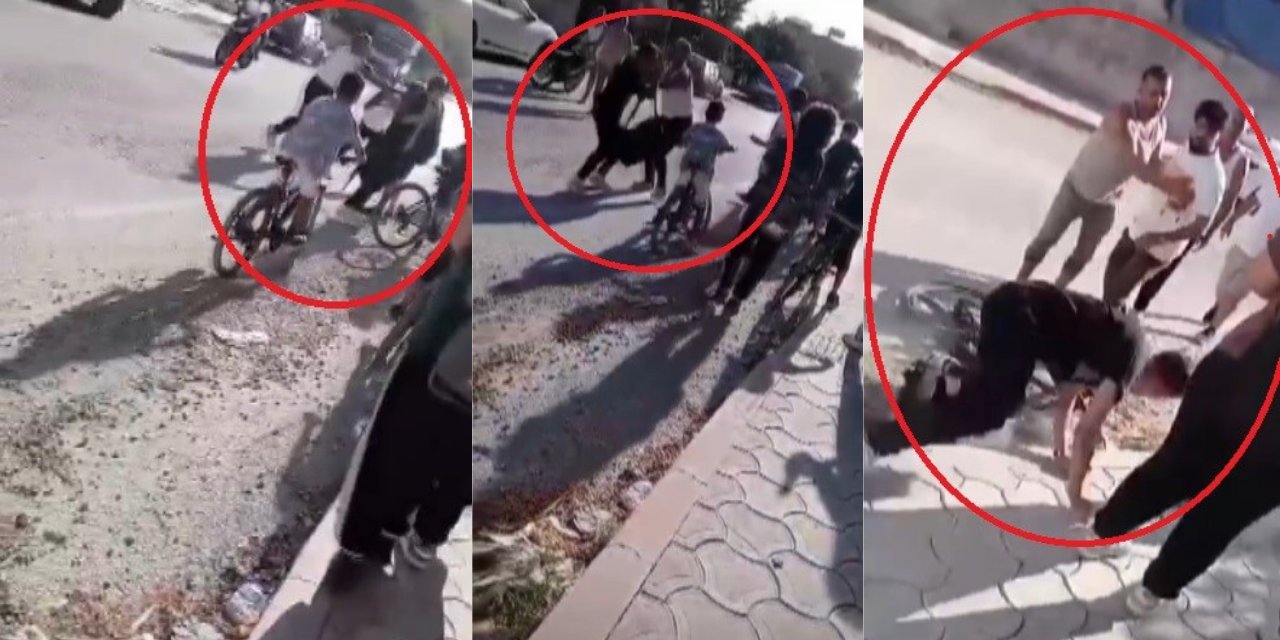 Okul çıkışı gürültü var iddiasıyla, tanımadığı çocuğu darp etti