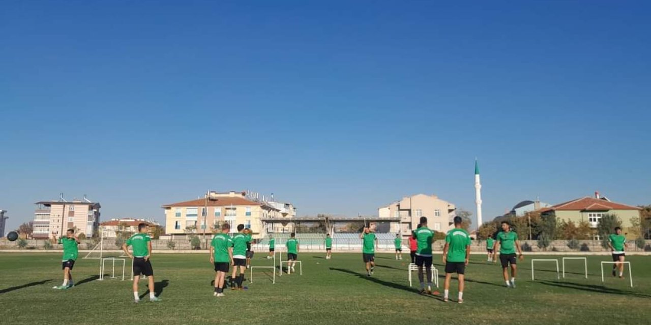 Karapınar Belediyespor, Yolspor maçı hazırlıklarını tamamladı