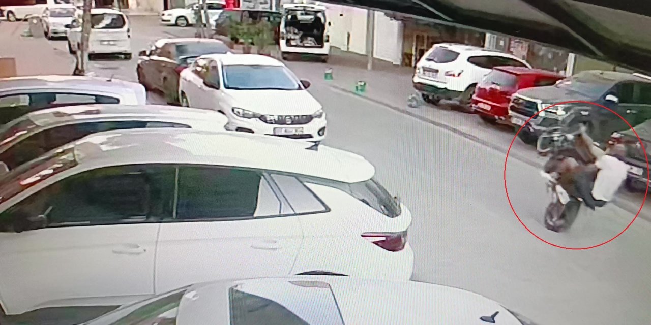 Ehliyetsiz sürücünün tek teker şovu kötü bitti