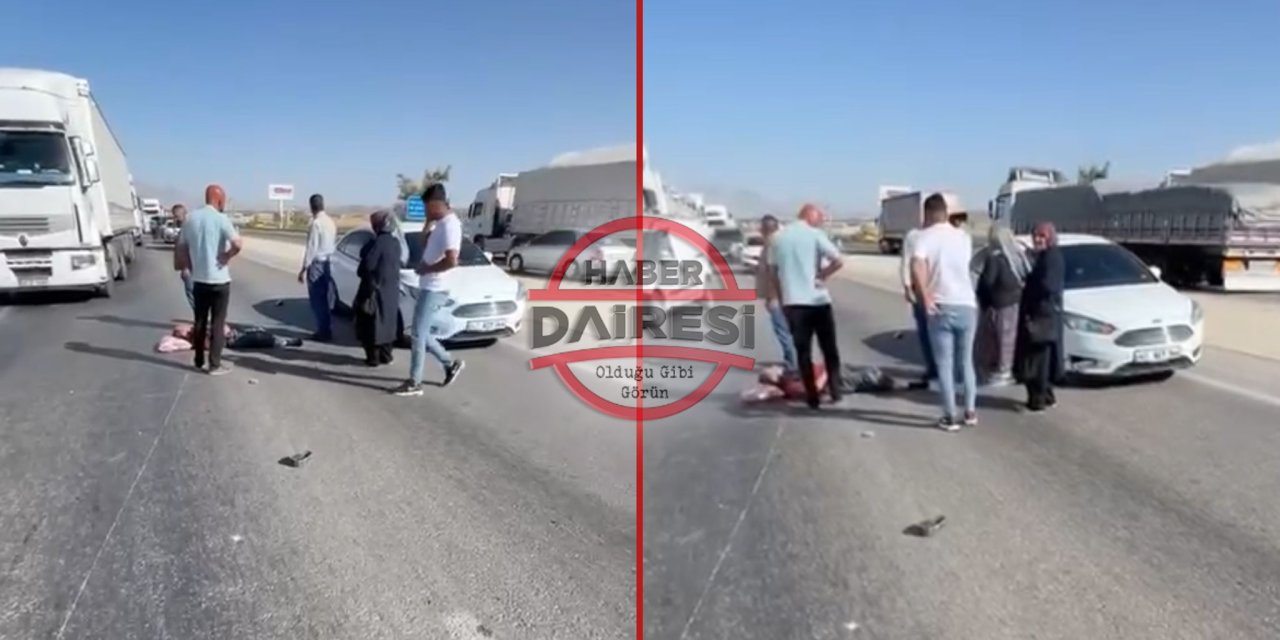 Konya’da feci kaza! Otomobil motosikletle çarpıştı