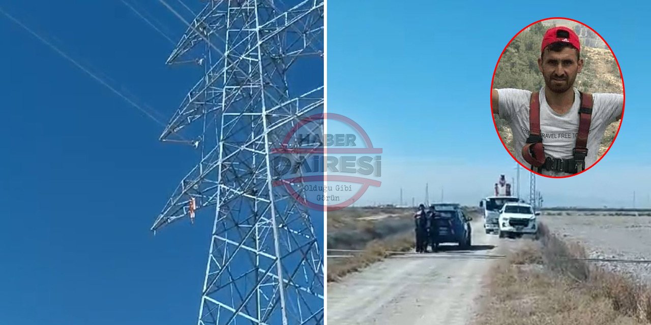 Konya’da enerji işçisinin feci ölümü