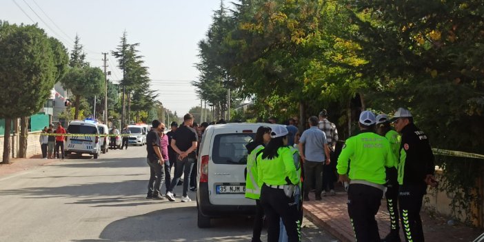 Konya’da bir kişi polisi sırtından bıçakladı, şüpheli vuruldu