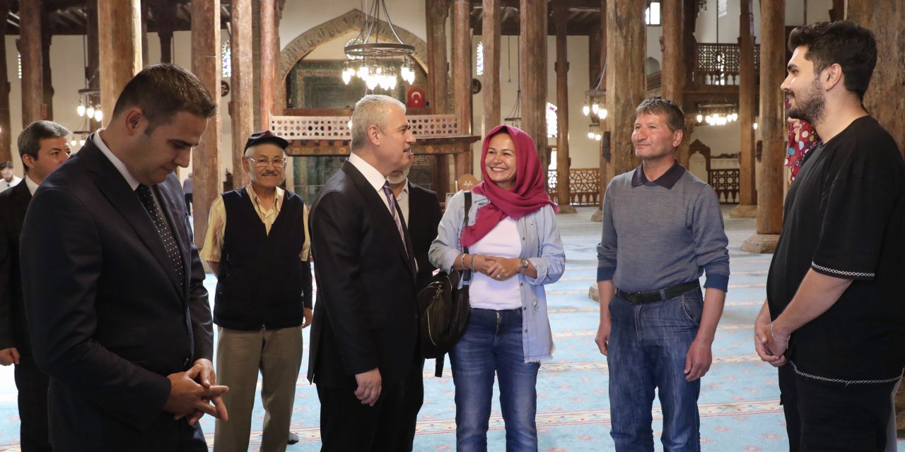 Konya Valisi Akın ilk ilçe ziyaretini Beylerin Şehrine yaptı