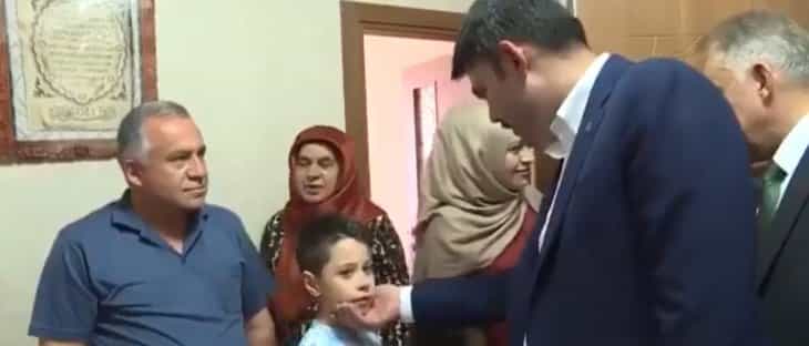 Şehit ailesine bayram ziyareti