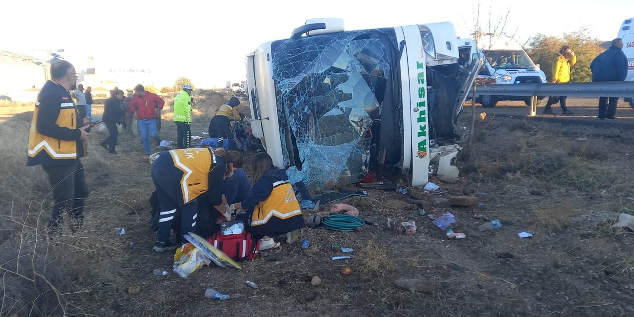 Aksaray'da otobüs kazası! 6 ölü, 34 yaralı var