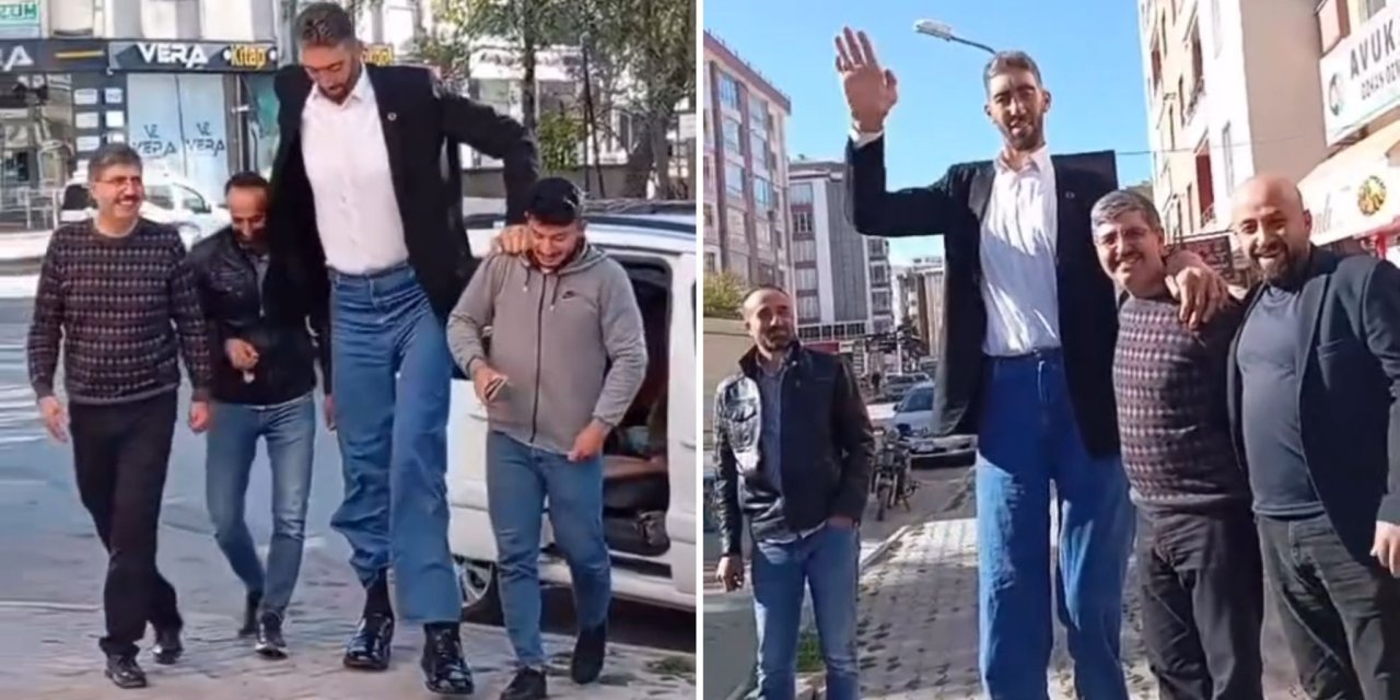 Dünyanın en uzun adamı, Konya’nın en büyük ilçesinde