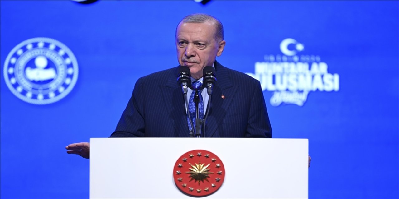 Cumhurbaşkanı Erdoğan muhtarlar buluşmasında konuştu