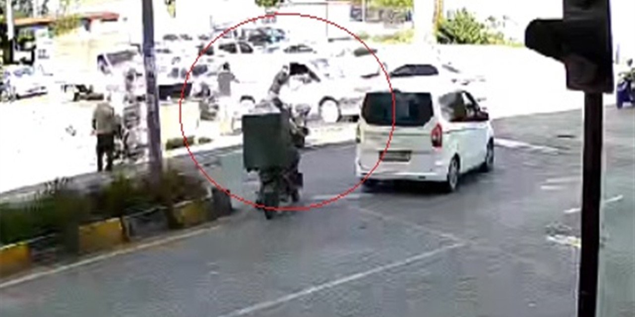 Trafikte tartıştığı motosikletliyi aracıyla ezmeye çalıştı