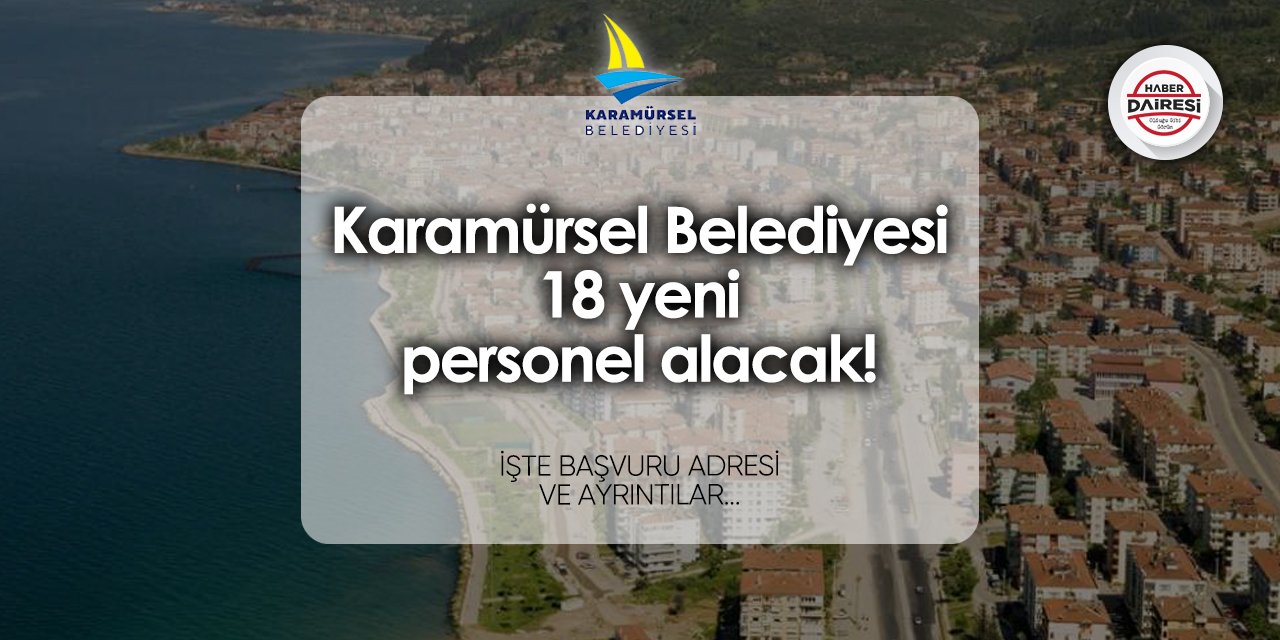 Karamürsel Belediyesi iş ilanları 2024