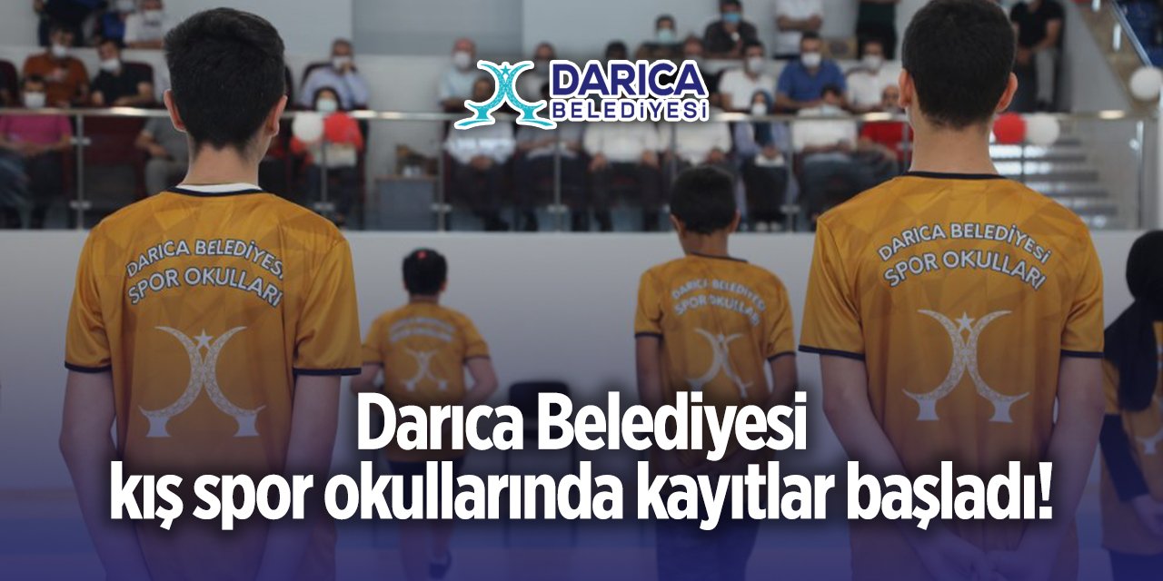 Darıca Belediyesi kış spor okulları kayıt başvuru 2024