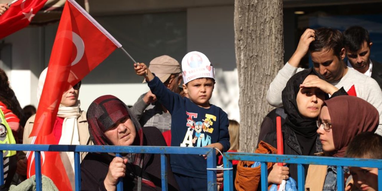 Konya'da Cumhuriyet Bayramı coşkusu