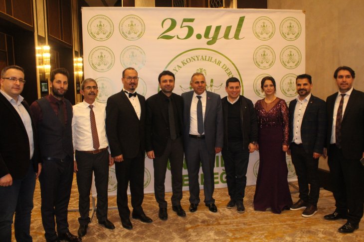 Antalya Konyalılar Derneği'nde 25. Yıl Galası