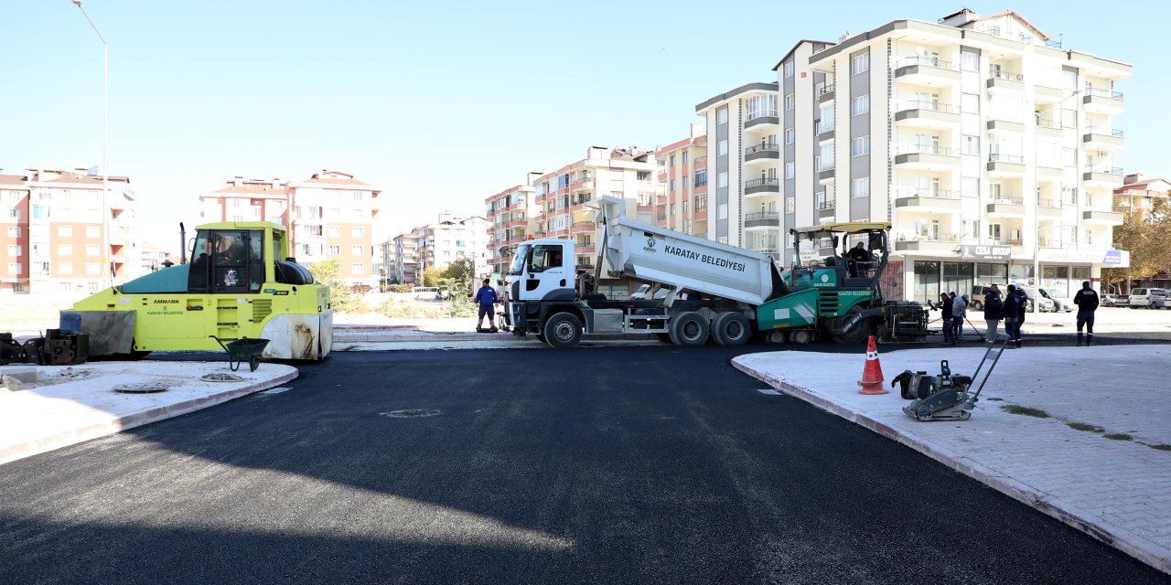 Karatay’da ulaşım altyapısı modern hale geliyor