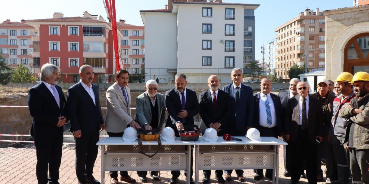 Konya’ya bir Kur’an Kursu daha kazandırılıyor! Temeli atıldı