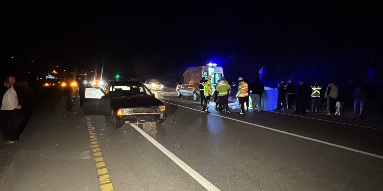 Yol kenarında yürürken otomobilin çarptığı belediye işçisi öldü