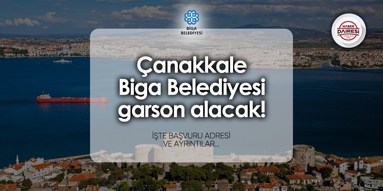 Biga Belediyesi personel alımı 2024