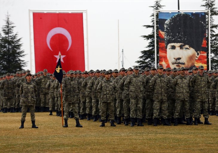 Konya Hava Savunma Okulu ve Eğitim Merkezi Komutanlığında bin 150 asker yemin etti