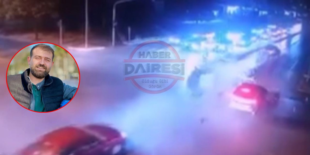 Konya’da ölümle sonuçlanan motosiklet kazası kamerada