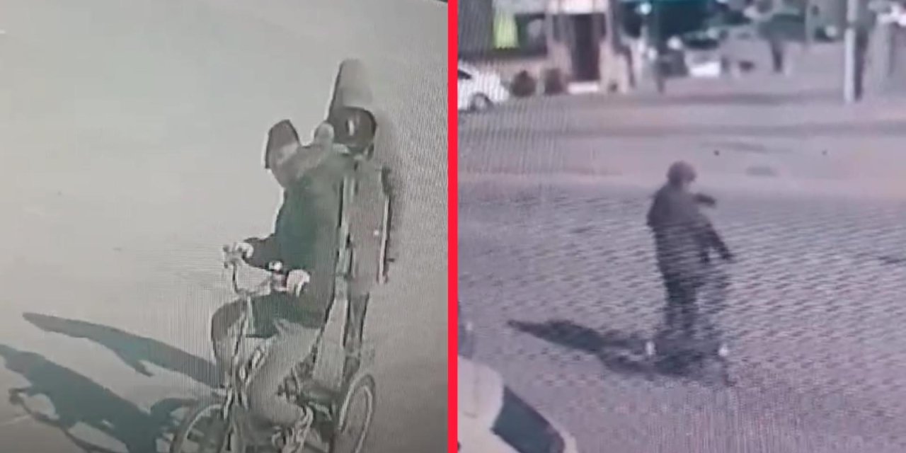 Konya’da 2 hırsız önce kameraya sonra polis yakalandı